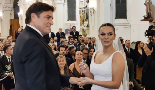 Matías Alé y Martina Vignolo dieron el sí: las fotos del casamiento